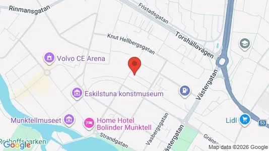 Apartments for rent i Västerås - kort over placeringen