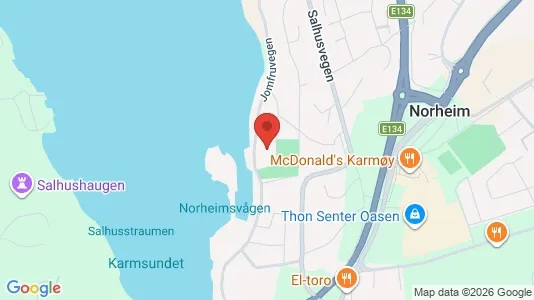 Apartments for rent i Karmøy - kort over placeringen