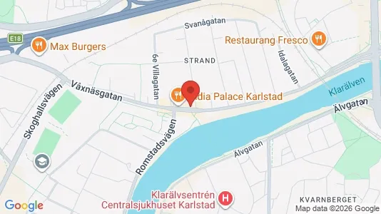 Apartments for rent i Karlstad - kort over placeringen