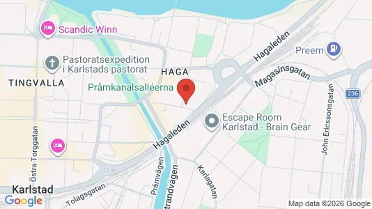 Apartments for rent i Karlstad - kort over placeringen