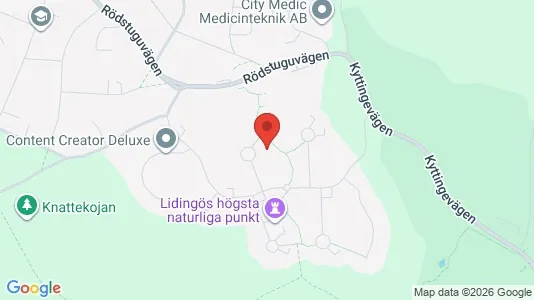 Apartments for rent i Lidingö - kort over placeringen