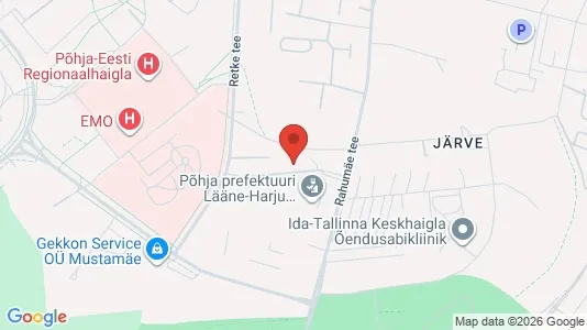Apartments for rent i Tallinn Kristiine - kort over placeringen