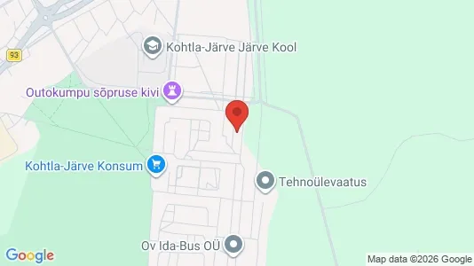 Apartments for rent i Kohtla-Järve - kort over placeringen