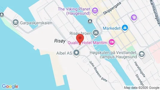 Apartments for rent i Haugesund - kort over placeringen