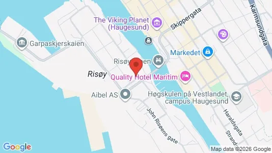 Apartments for rent i Haugesund - kort over placeringen