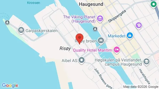 Apartments for rent i Haugesund - kort over placeringen