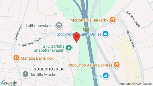 Apartments for rent i Järfälla - kort over placeringen