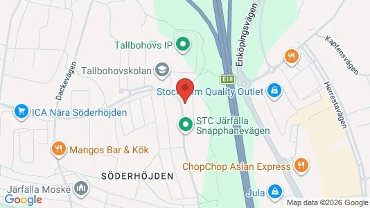 Apartments for rent i Järfälla - kort over placeringen