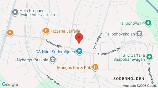 Apartments for rent i Järfälla - kort over placeringen