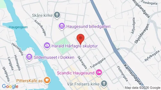 Apartments for rent i Haugesund - kort over placeringen