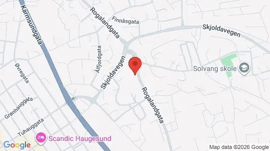 Apartments for rent i Haugesund - kort over placeringen
