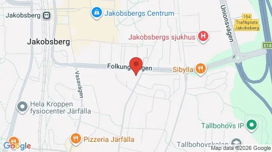 Apartments for rent i Järfälla - kort over placeringen