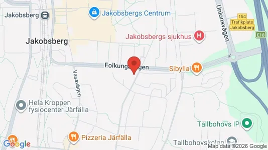 Apartments for rent i Järfälla - kort over placeringen