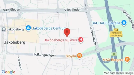 Apartments for rent i Järfälla - kort over placeringen