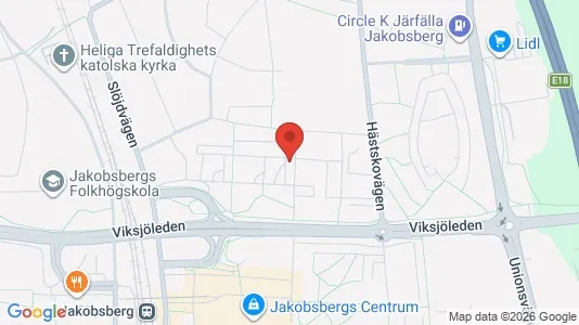 Apartments for rent i Järfälla - kort over placeringen