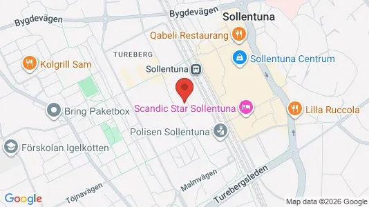 Apartments for rent i Sollentuna - kort over placeringen