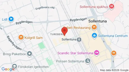 Apartments for rent i Sollentuna - kort over placeringen