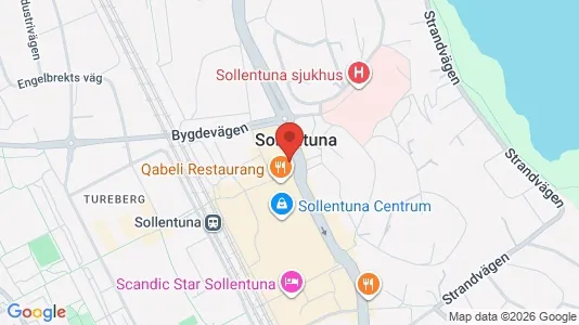 Apartments for rent i Sollentuna - kort over placeringen