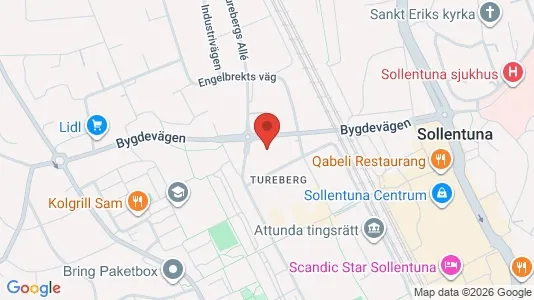 Apartments for rent i Sollentuna - kort over placeringen