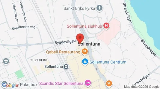 Apartments for rent i Sollentuna - kort over placeringen