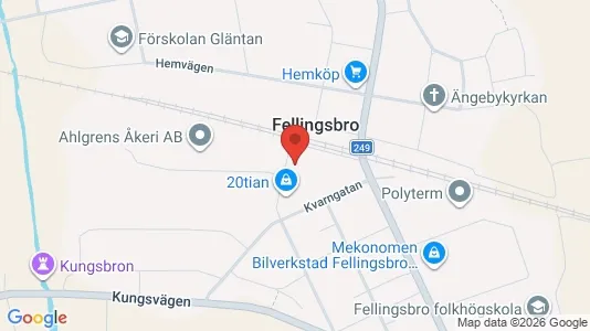 Apartments for rent i Lindesberg - kort over placeringen