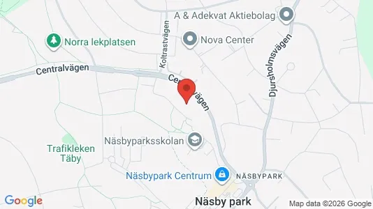 Apartments for rent i Täby - kort over placeringen