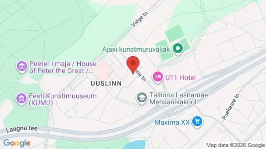 Apartments for rent i Tallinn Kesklinna - kort over placeringen