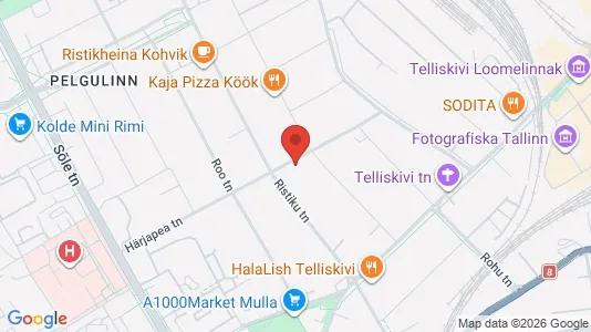 Apartments for rent i Tallinn Kesklinna - kort over placeringen