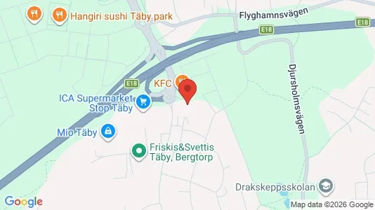 Apartments for rent i Täby - kort over placeringen