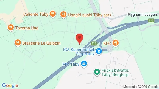 Apartments for rent i Täby - kort over placeringen