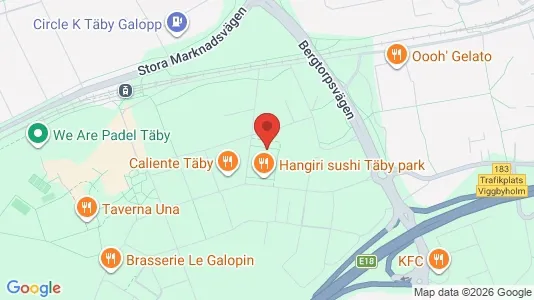 Apartments for rent i Täby - kort over placeringen