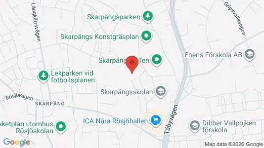 Apartments for rent i Täby - kort over placeringen