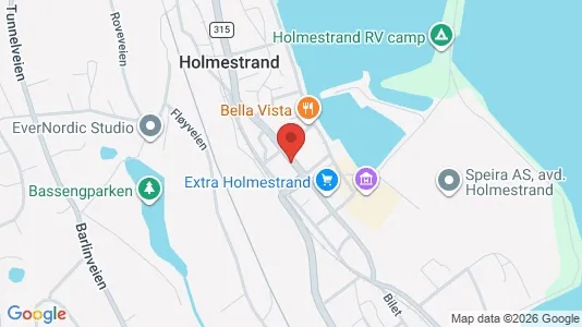 Apartments for rent i Holmestrand - kort over placeringen