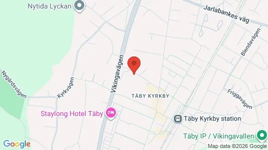 Apartments for rent i Täby - kort over placeringen