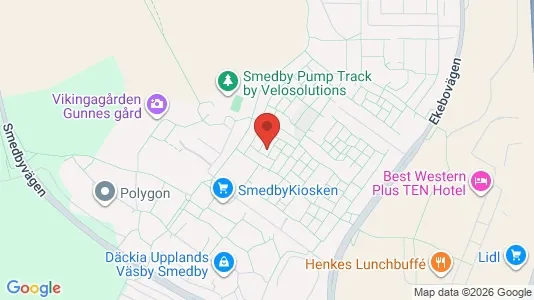 Apartments for rent i Upplands Väsby - kort over placeringen