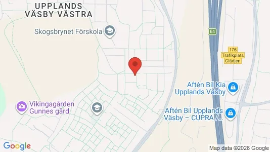Apartments for rent i Upplands Väsby - kort over placeringen