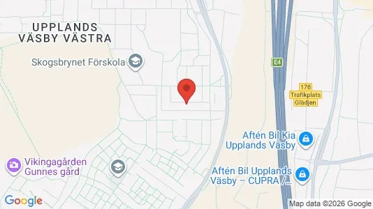 Apartments for rent i Upplands Väsby - kort over placeringen