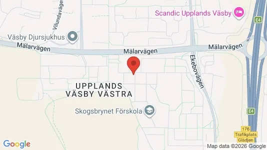 Apartments for rent i Upplands Väsby - kort over placeringen