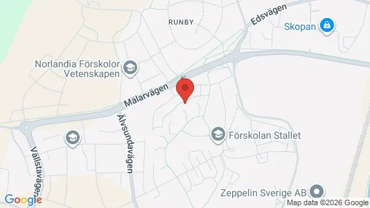 Apartments for rent i Upplands Väsby - kort over placeringen
