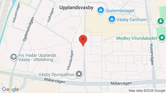 Apartments for rent i Upplands Väsby - kort over placeringen