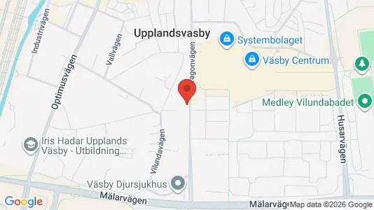 Apartments for rent i Upplands Väsby - kort over placeringen