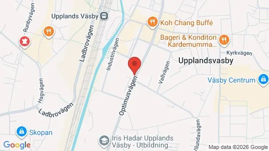 Apartments for rent i Upplands Väsby - kort over placeringen