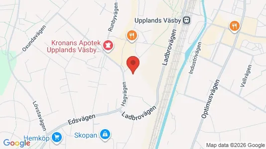 Apartments for rent i Upplands Väsby - kort over placeringen