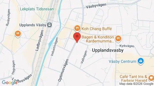 Apartments for rent i Upplands Väsby - kort over placeringen