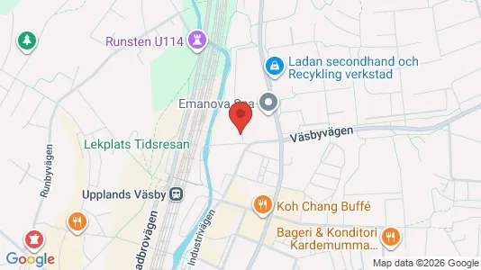 Apartments for rent i Upplands Väsby - kort over placeringen