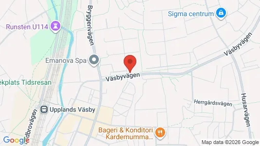 Apartments for rent i Upplands Väsby - kort over placeringen
