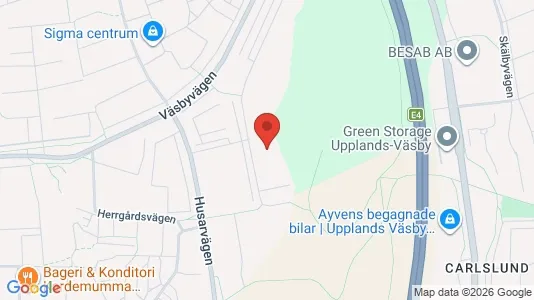 Apartments for rent i Upplands Väsby - kort over placeringen