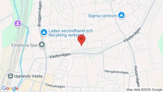 Apartments for rent i Upplands Väsby - kort over placeringen