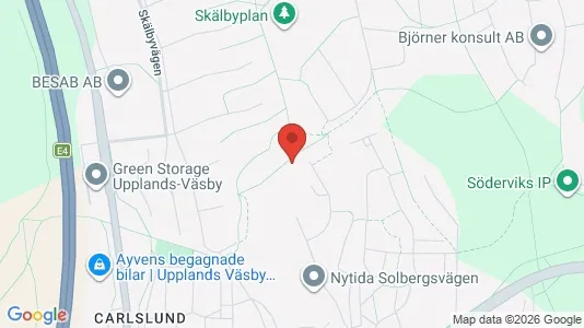 Apartments for rent i Upplands Väsby - kort over placeringen