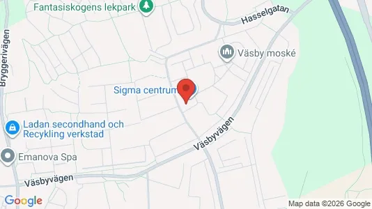 Apartments for rent i Upplands Väsby - kort over placeringen